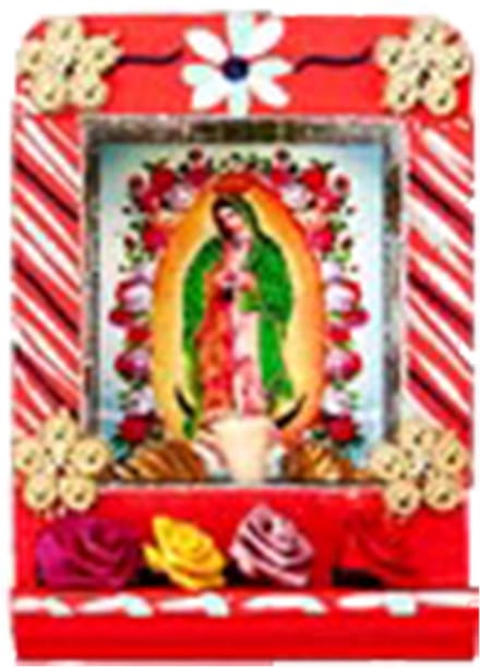 Kitsch Kitchen altaar Folclorico mini rood