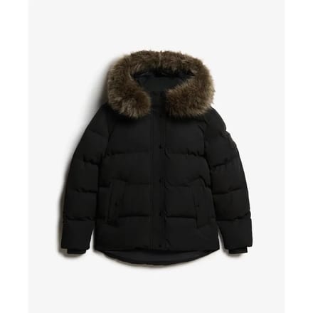 Superdry EVEREST 5 BAFFLE PUFFER JKT Dames Jas - Black