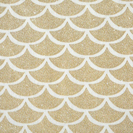 Atmosphera - Tafelkleed Art-Deco goud print - 140 x 240 cm polyester
