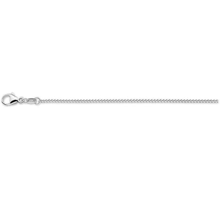YO&NO - Ketting - Zilver - Gourmet -  1,4 mm -  41 + 4 cm - Zilver 925
