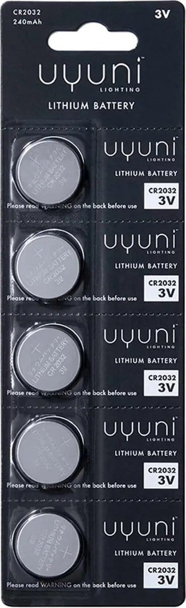 Batterijen - Uyuni Lighting CR2032 lithium batteri 5-pak