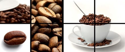 Fotobehang Coffee Cafe | PANORAMIC - 250cm x 104cm | 130g/m2 Vlies
