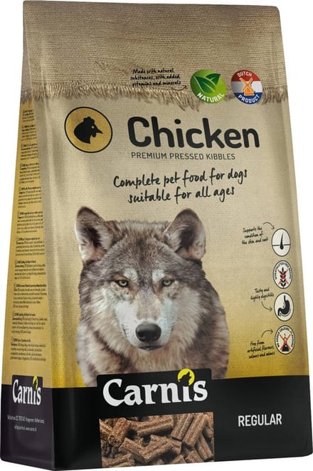 Carnis Chicken Regular geperst hondenvoer 2 kg - Hond