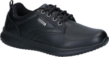 Skechers Delson Antigo Zwarte Veterschoenen  Heren 40