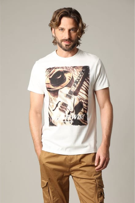 Deeluxe Wild T-shirt Met Korte Mouwen Wit XL Man