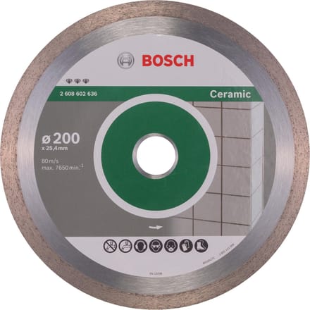 Bosch DIAMANTSKIVE 200X25.4MM BEST CERAMIC