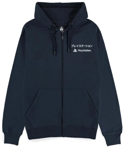 PlayStation - Logo Vest met capuchon - L - Donkerblauw