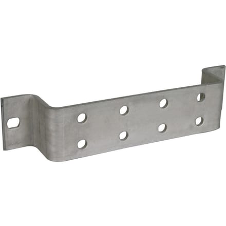 Dehn Roestvrij Staal Aardingsrail Met 2x4 Klemmen - 472129
