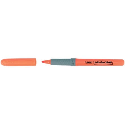 Markeerstift Bic brite liner grip oranje