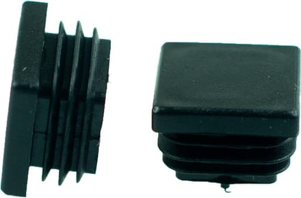Verlofix Buisstop 25 X 25 Mm Zwart 4 Stuks