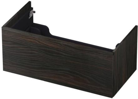 INK - Onderkast 1 Lade Push 2 Open Bestaande Uit - 900x450x376 Mm - Intens Eiken