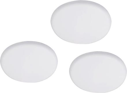 KOPP plafondplaat  voor centraaldozen rond Ø 125mm | WIT | multipack 3 stuks