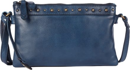 9 inch Dames Crossbody Slingtas van Echt Italiaans Leer met Boho Studs – Premium Kwaliteit & Stijlvol
