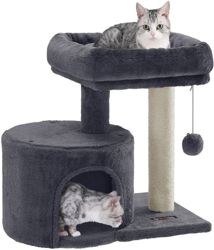 Feandrea - Krabpaal - Kattenboom - Voor Katten - Sisalstam - Met Gewatteerd Platform - Voor Kittens