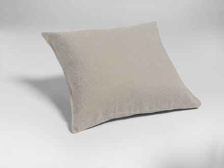 Yumeko kussensloop gewassen linnen natuurlijk 65x65 - Biologisch & ecologisch - 1 stuk