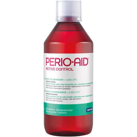 Perio-Aid Active Control Mondspoelmiddel Met 0,05% Chx En 0,05% Cpc 500ml