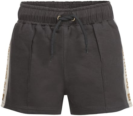 No Way Monday meisjes Joggingshort met zijbies Dark Grey maat 140