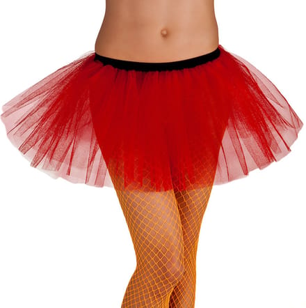 Boland - Tutu rood - Volwassenen - Danser/danseres - 80's & 90's - Disco- Prinses