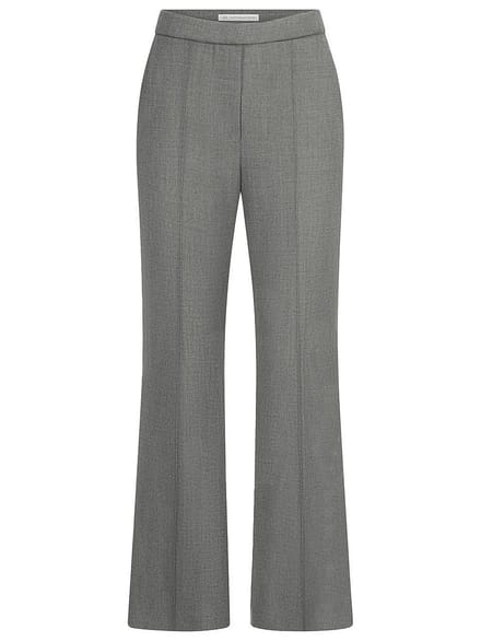 Enkellange Wide Fit broek Van Raffaello Rossi grijs