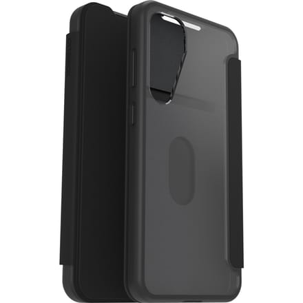 OtterBox React Folio - Hoesje Geschikt voor Samsung Galaxy S25 Plus - Book Case met Pasjeshouder voor 1 Pasje - Zwart