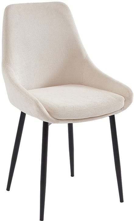 Vente-unique Set van tafel MEZZO II + 4 stoelen MASURIE - Transparant en crèmewit