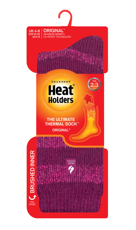 Heat Holders Dames Dikke Warme Thermische Sokken - Deep Fuchsia / Berry (Tuscuny)