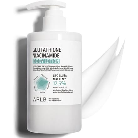 APLB Glutathion Niacinamide bodylotion 300 ml #360ml 1PCS white