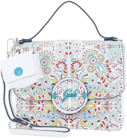 Gabs Handtas Schoudertas Shaila Shoulder Bag White Wit