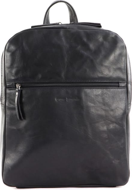 bruno banani Leren Vrije tijd rugzak Rugzak Backpack Black Zwart