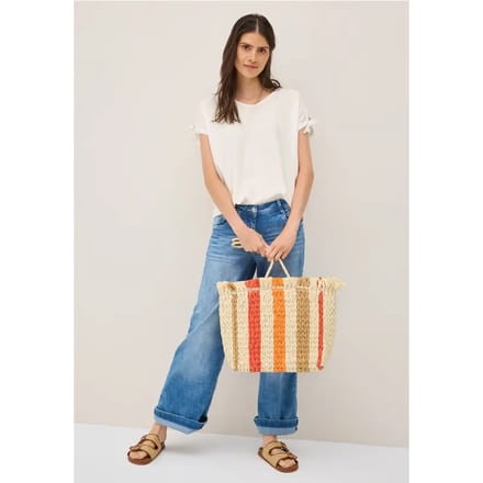 Blouse shirt met knoop