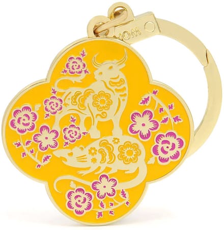 Sleutelhanger Secret Friend Amulet (Rat/Rat & Os/Ox)