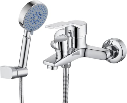 Oraymin Badkraan met Handdouche - 5 Standen - Opbouw - 150cm Doucheslang - Chroom