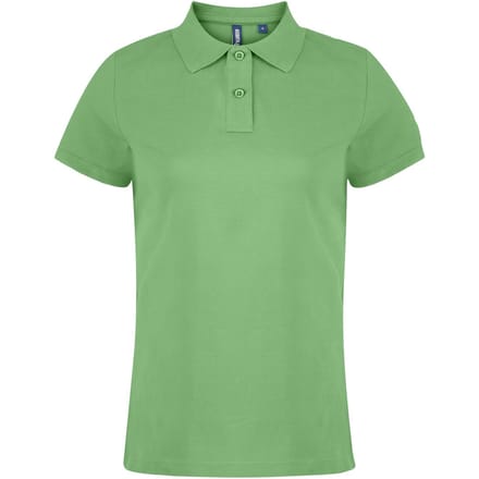 Asquith & Fox Dames/dames Poloshirt met korte mouwen en effen mouwen (Kalk)