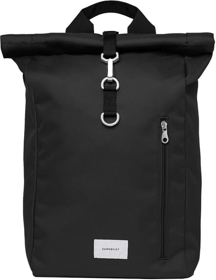 Sandqvist Ground Rolltop Rugzak L Black Rugzak
