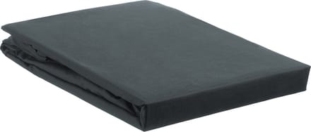 Ambiante Cotton Uni - Hoeslaken - Lits-jumeaux - 200x200 cm - Black