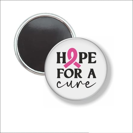 Button Met Magneet 58 MM - Hope For A Cure - NIET VOOR KLEDING