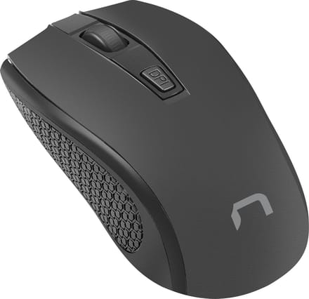 Natec Jay 2 - Muis - 2.4 GHz - Zwart - Muis - Optisch - 4 knoppen - Zwart