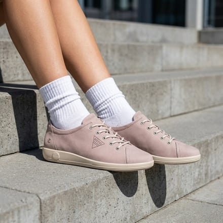 Ecco Ecco Soft 2.0 Sneakers grijs Nubuck