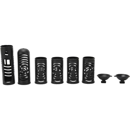 Viskom Verwarming Beschermer Explosiebestendig Hoge Temperatuur Bestendig Afneembaar 6 Secties Aquarium Verwarming black
