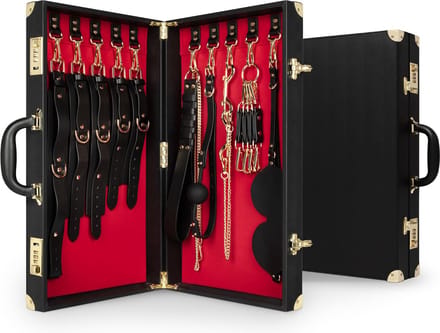 Bedroom Fantasies - Bondage Koffer 13 Stuks - Rundleer