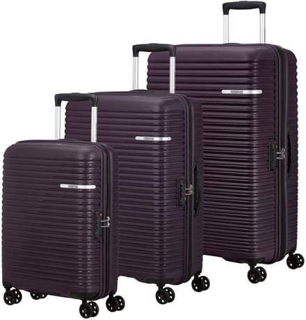 American Tourister trolley Liftoff 3 PC Set D Dark Plum donkerpaars 79cm
