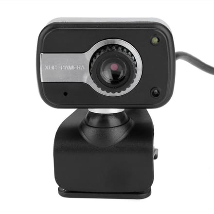 Dailygoody - 12 Mp Usb Webcam - Led Nachtzicht - 360 Graden Beeld
