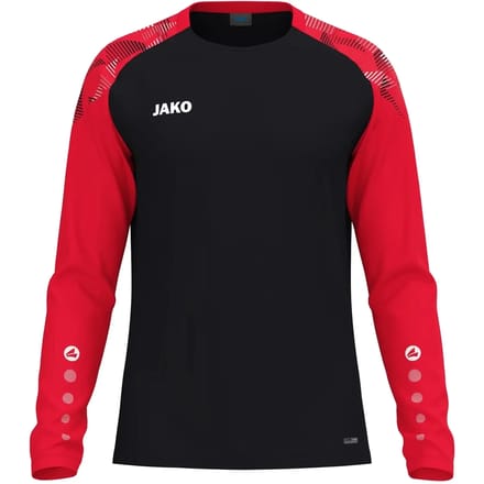 Jako Sonic Longsleeve Kinderen - Zwart / Rood | Maat: 140