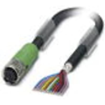 Phoenix Contact 1434730 Sensor/actuator aansluitkabel M12 SPEEDCON Aantal polen (sensoren): 12 1.00 m 1 stuk(s) Piece