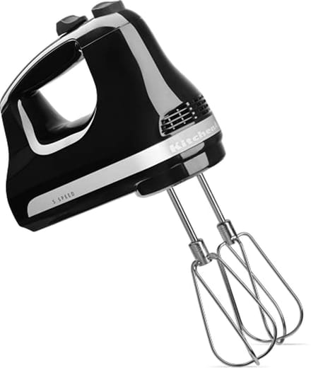 Handmixer met 5 snelheden - Luxe en Efficiëntie in Onyx Zwart