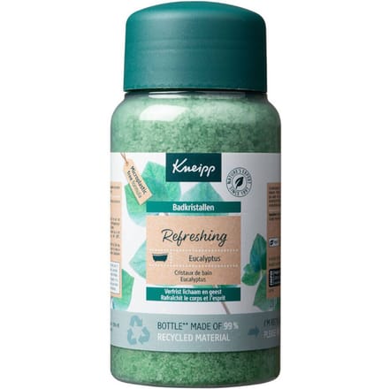Kneipp Refreshing - Badkristallen - Badzout - Mint Eucalyptus - 600 gram
