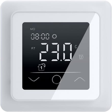 Digitale Touchscreen Thermostaat voor Elektrische Vloerverwarming - Programmeerbaar en Energiezuinig