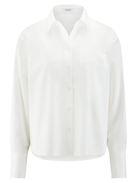 Blouse Van Peter Hahn wit