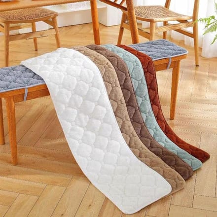 Tuinkussen Bank - Zitkussen - Buiten Zitten - Dubbel Antislip - 30x200cm - Grijs