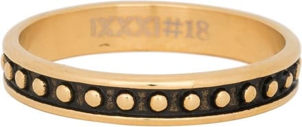 iXXXi Vulring 4mm Ball bear ring Goudkleurig - maat 21